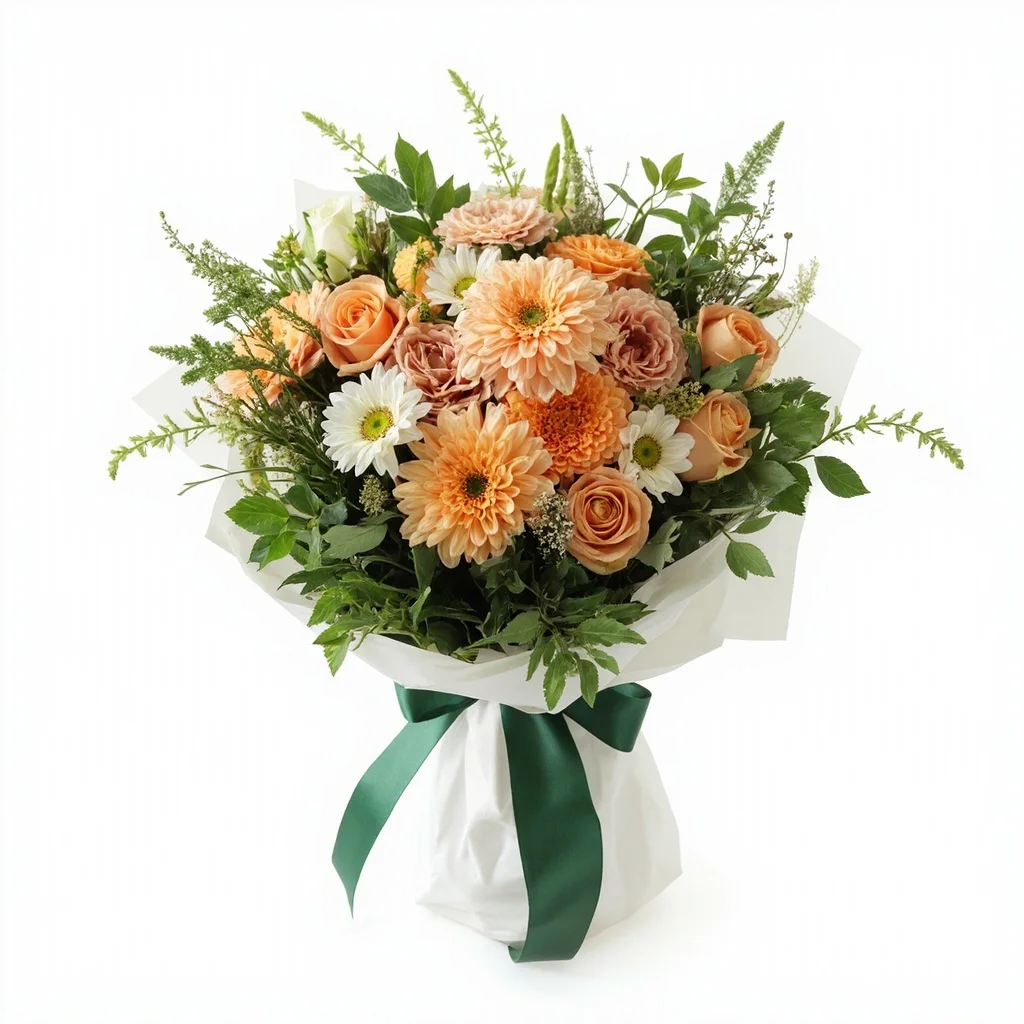 Peach Melody Hand Bouquet · 蜜桃旋律手捧花