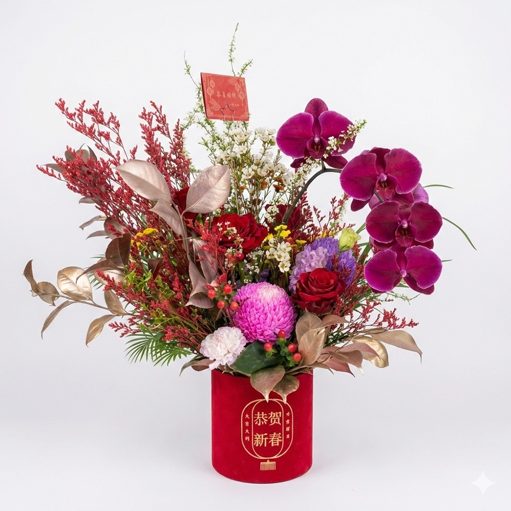Majestic Orchid Prosperity Bloom Box · 雍容兰花繁花盒