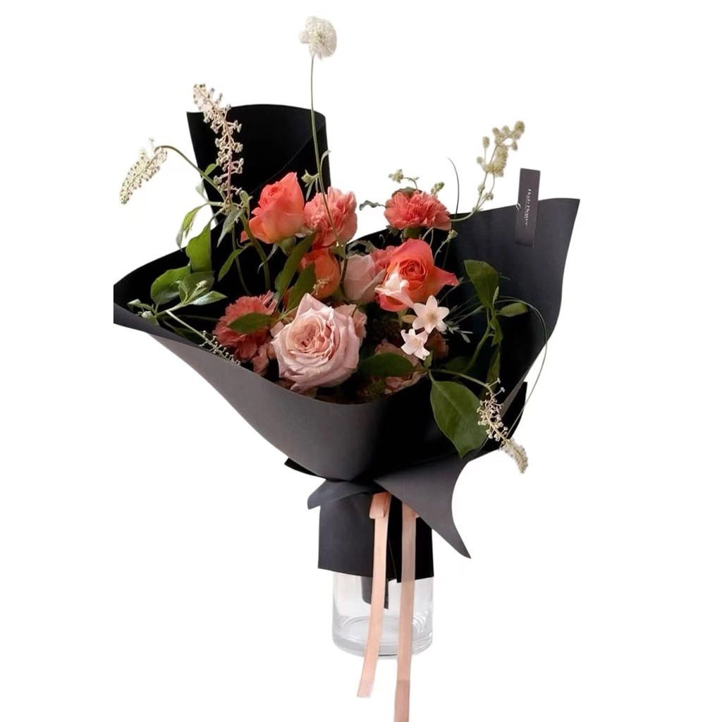 Blush Rose & Coral Carnation Bouquet