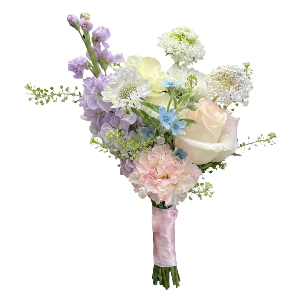Pastel Harmony Mini Bouquet · 柔和色调迷你花束